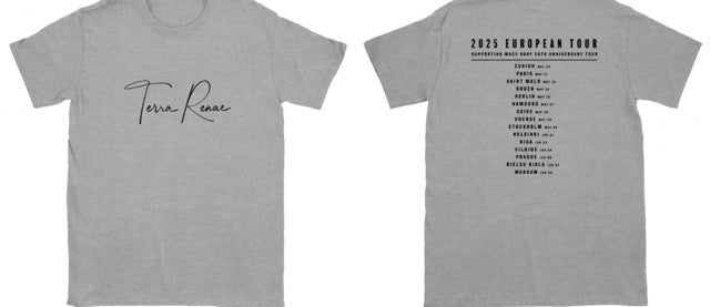 Short Sleeve 2025 European Tour T-Shirt (Gray)